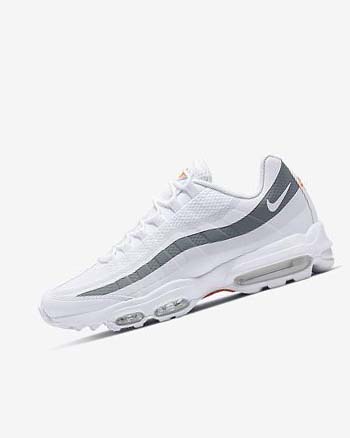 Nike Air Max 95 Ultra Blancos Grises Naranjas Blancos | MX 2801